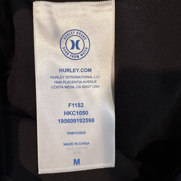 WOMENS HURLEY SOLID SWIM COVER UP DRESS SIZE M  #579 - Picture 4 of 5